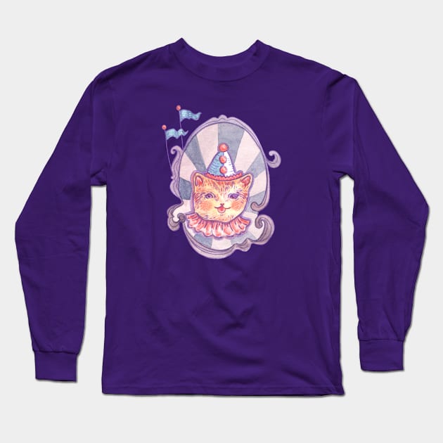 Harlekitten Long Sleeve T-Shirt by sketchboy01